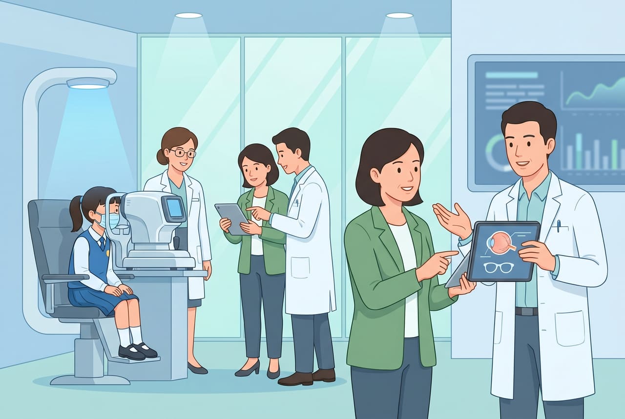 孩子近视涨得快怎么办，家长先看这 4 点科普配图