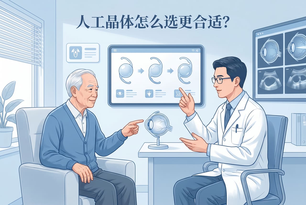 人工晶体怎么选更合适？科普配图